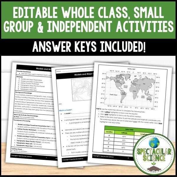Earth Measures and Models Bundle 3