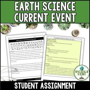 Earth Science Current Event Assignment Cover