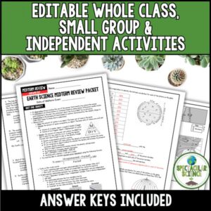 Earth & Space Science Midterm & Final Review & Exam Bundle - Study ...