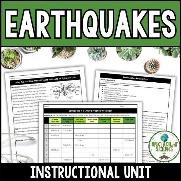 Earthquakes Unit 1