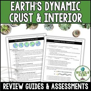 Earth's Dynamic Crust & Interior Review & Assessments 1