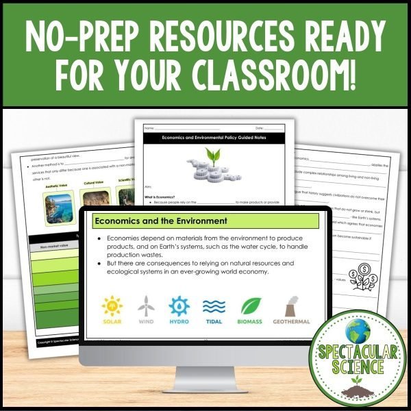 Environmental Science Full Year Presentations & Notes Bundle 3
