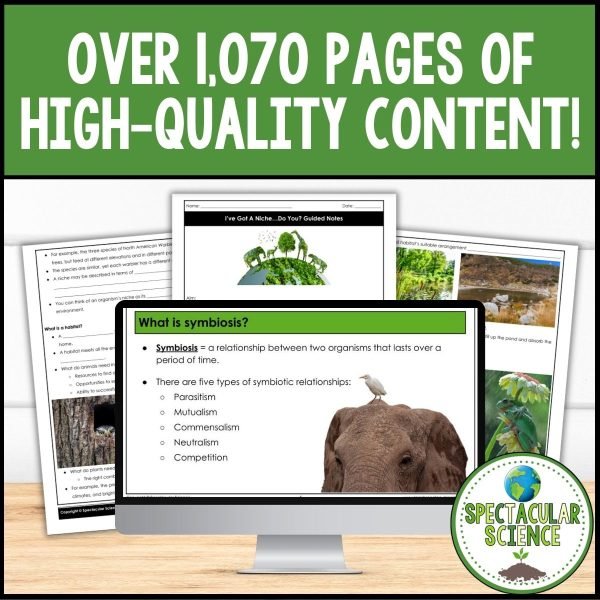 Environmental Science Full Year Presentations & Notes Bundle 4