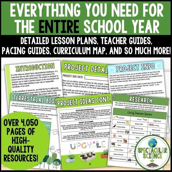 Environmental Science Yearlong Curriculum Bundle 2