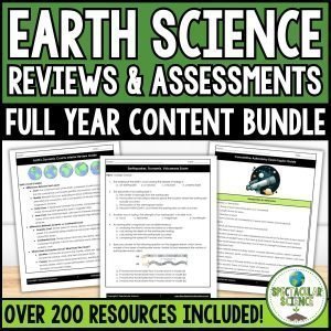 Full Year Earth Science Reviews & Assessments Bundle 1
