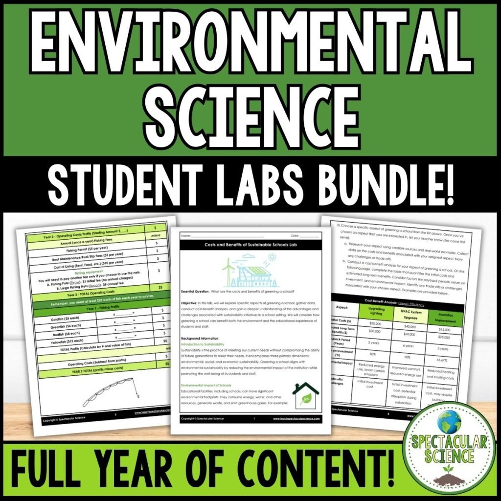 Full Year Environmental Science Labs Bundle 1