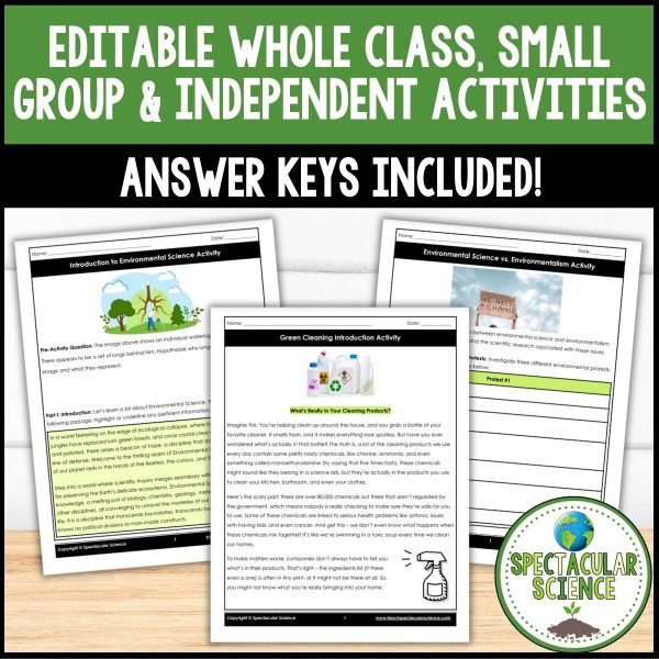Intro to Environmental Science Bundle 4