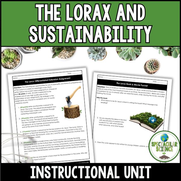 The Lorax and Sustainability Unit 1