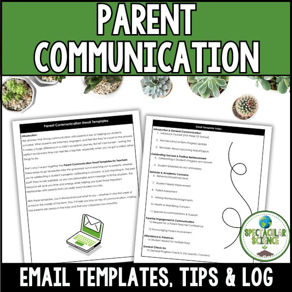 Parent Communication Email Templates 1