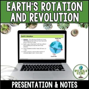 Earth's Rotation and Revolution Presentation & Notes 1