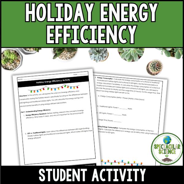 Holiday Energy Efficiency Activity Cover