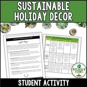 Sustainable Holiday Decorations Activity Cover