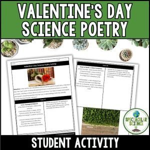 Valentine’s Day Science Poetry Activity Cover