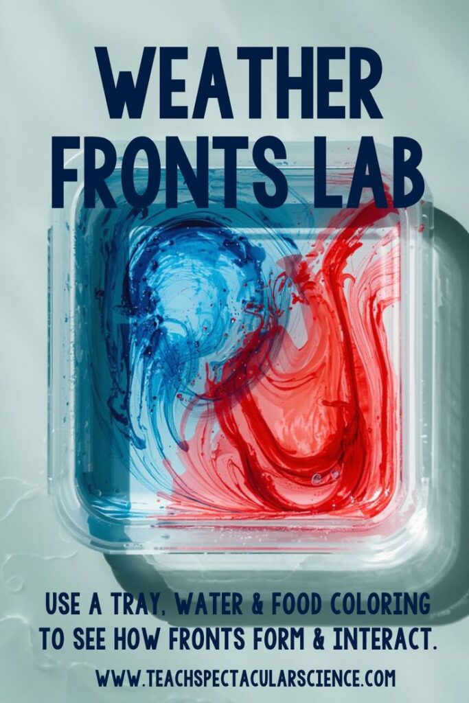 Weather Fronts Lab Pin