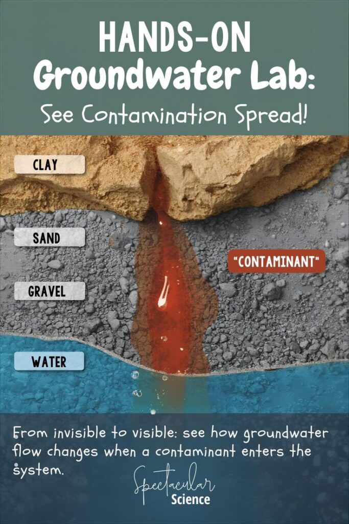 Groundwater Flow and Contamination Plume Lab Pin