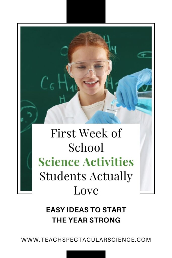 First Week of School Science Activities Blog