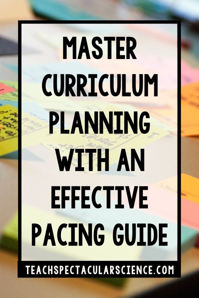 Master curriculum planning with an effective pacing guide pin