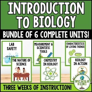 Introduction to Biology Unit Bundle 1