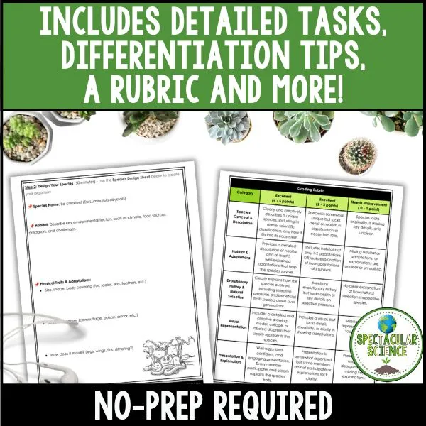 Design Your Own Species Project | Spectacular Science