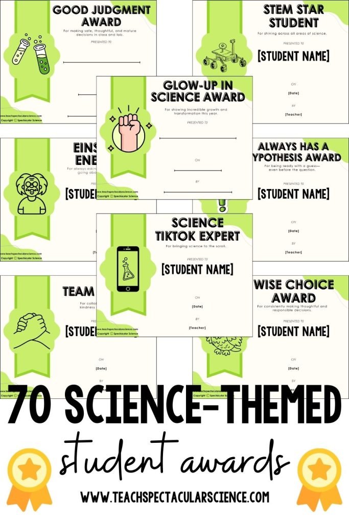 Science Awards Pin