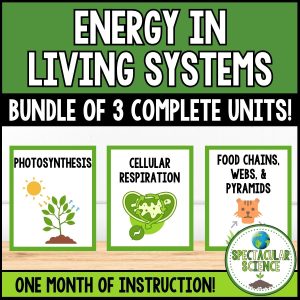 Energy in Living Systems Unit Bundle 1