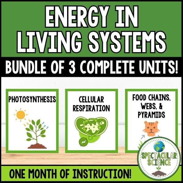 Energy in Living Systems Unit Bundle 1