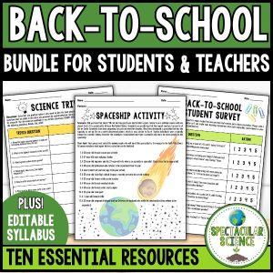 Back To School Science Bundle for Students and Teachers 1