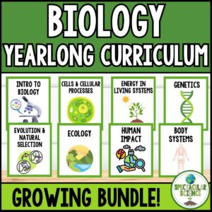 Biology Yearlong Curriculum Bundle 1