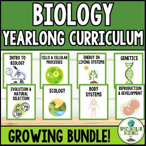 Biology Yearlong Curriculum Bundle 1