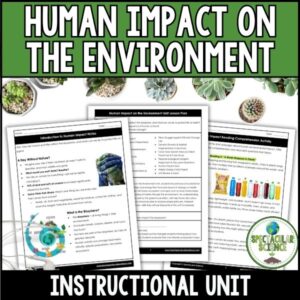 Human Impact on the Environment Unit 1