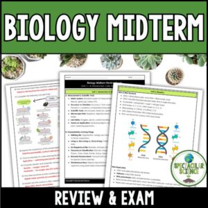 Biology Midterm Review & Exam Cover 1
