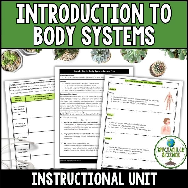 Introduction to Body Systems Unit 1