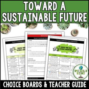 Toward A Sustainable Future Choice Boards Student Activity Worksheets Cover
