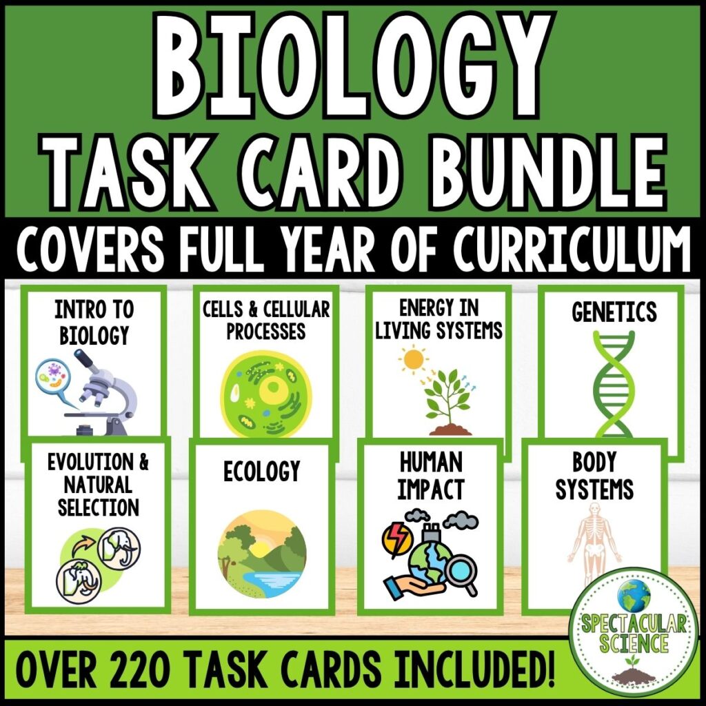 Biology Task Card Bundle 1