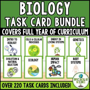 Biology Task Card Bundle 1