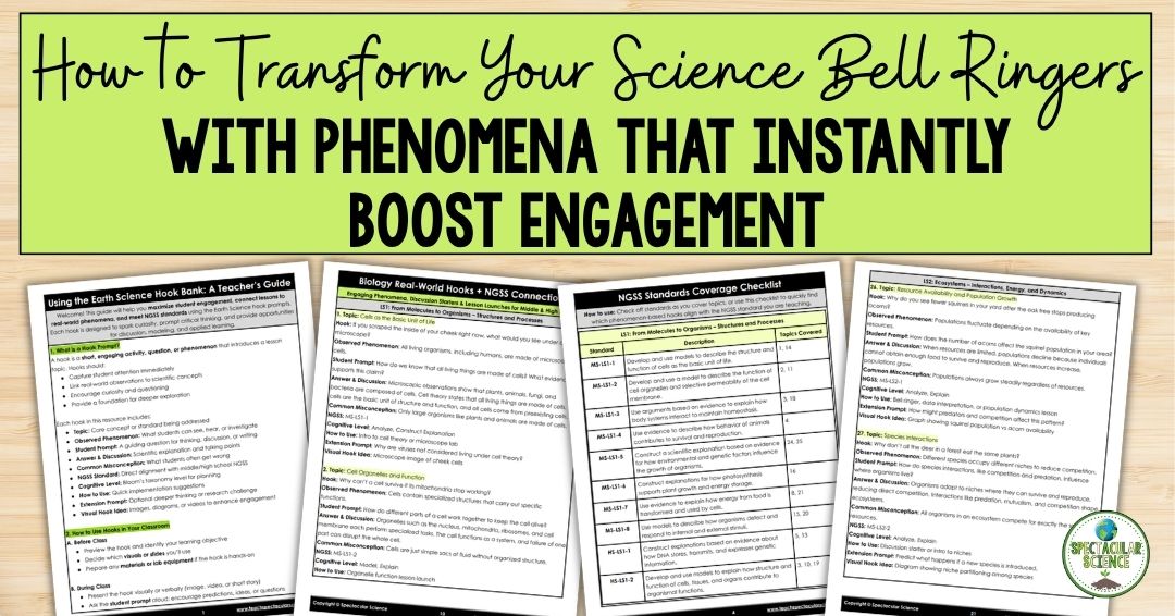 How to Transform Your Science Bell Ringers With Phenomena That Instantly Boost Engagement