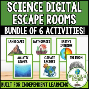 Science Digital Escape Room Bundle Cover 1