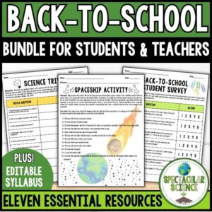 Back To School Science Bundle for Students and Teachers 1