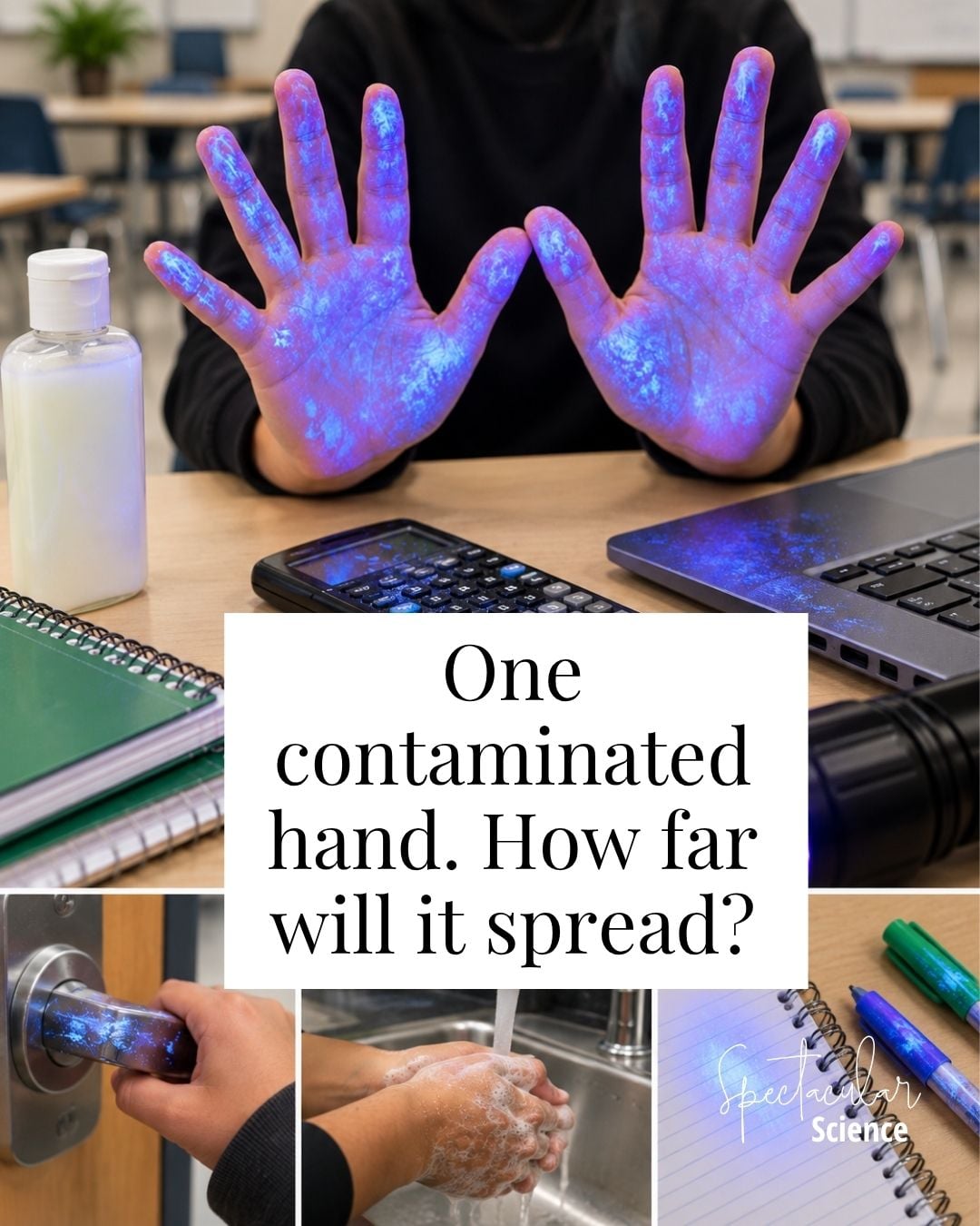 Glo Germ Contamination Lab Social